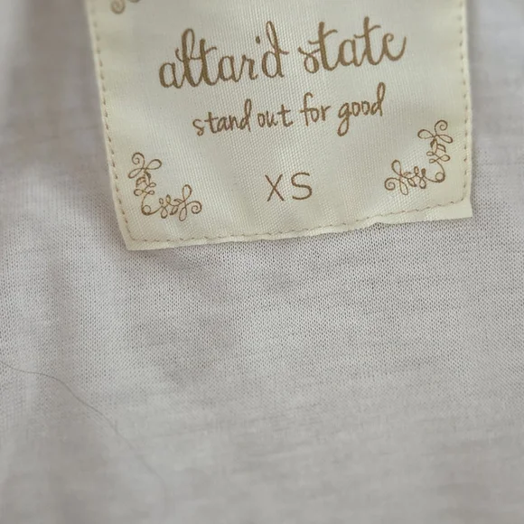 Altar'd State Cream Fleece Puffer Jacket - Picture 2 of 8